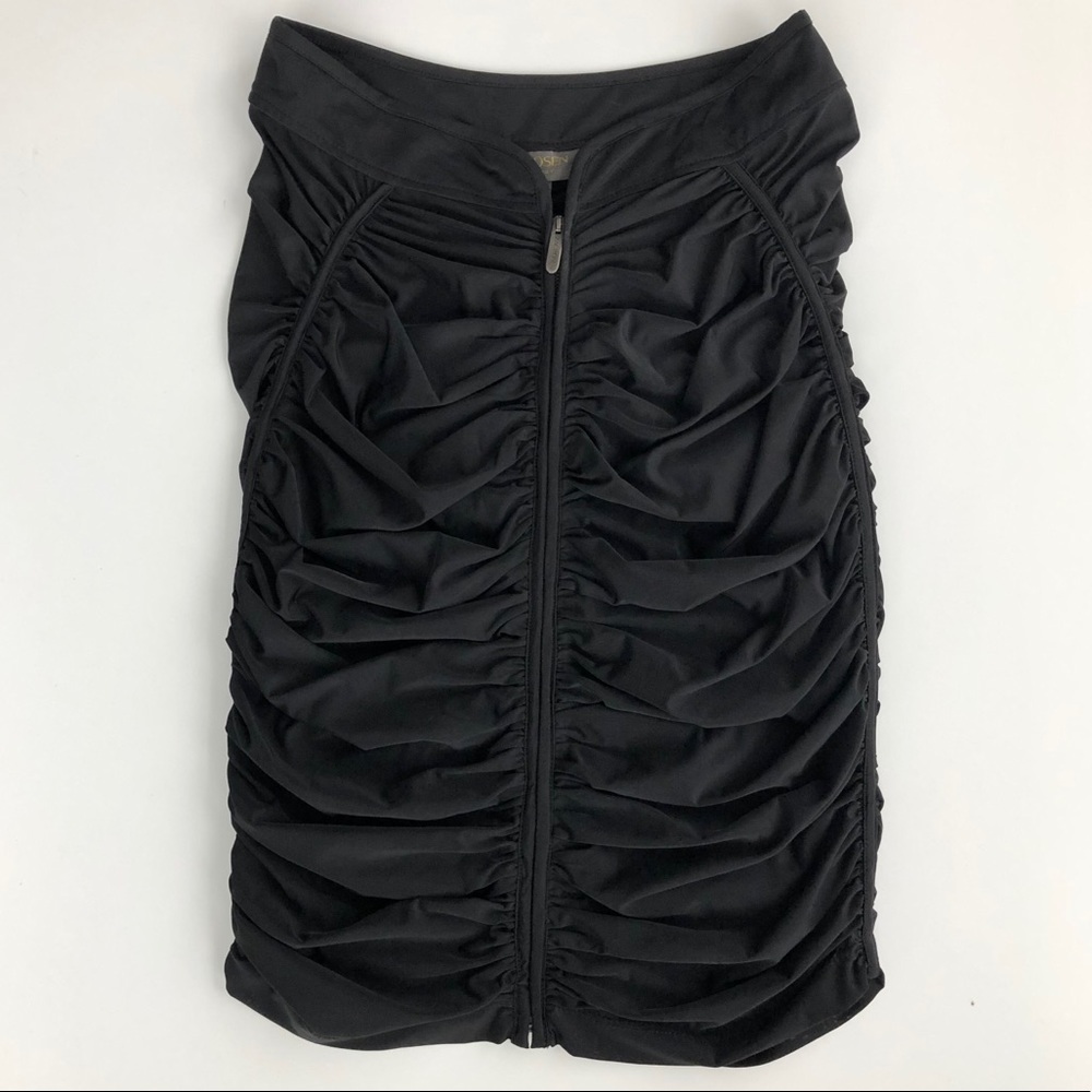 Zac Posen for Target Ruched Black Skirt - Medium